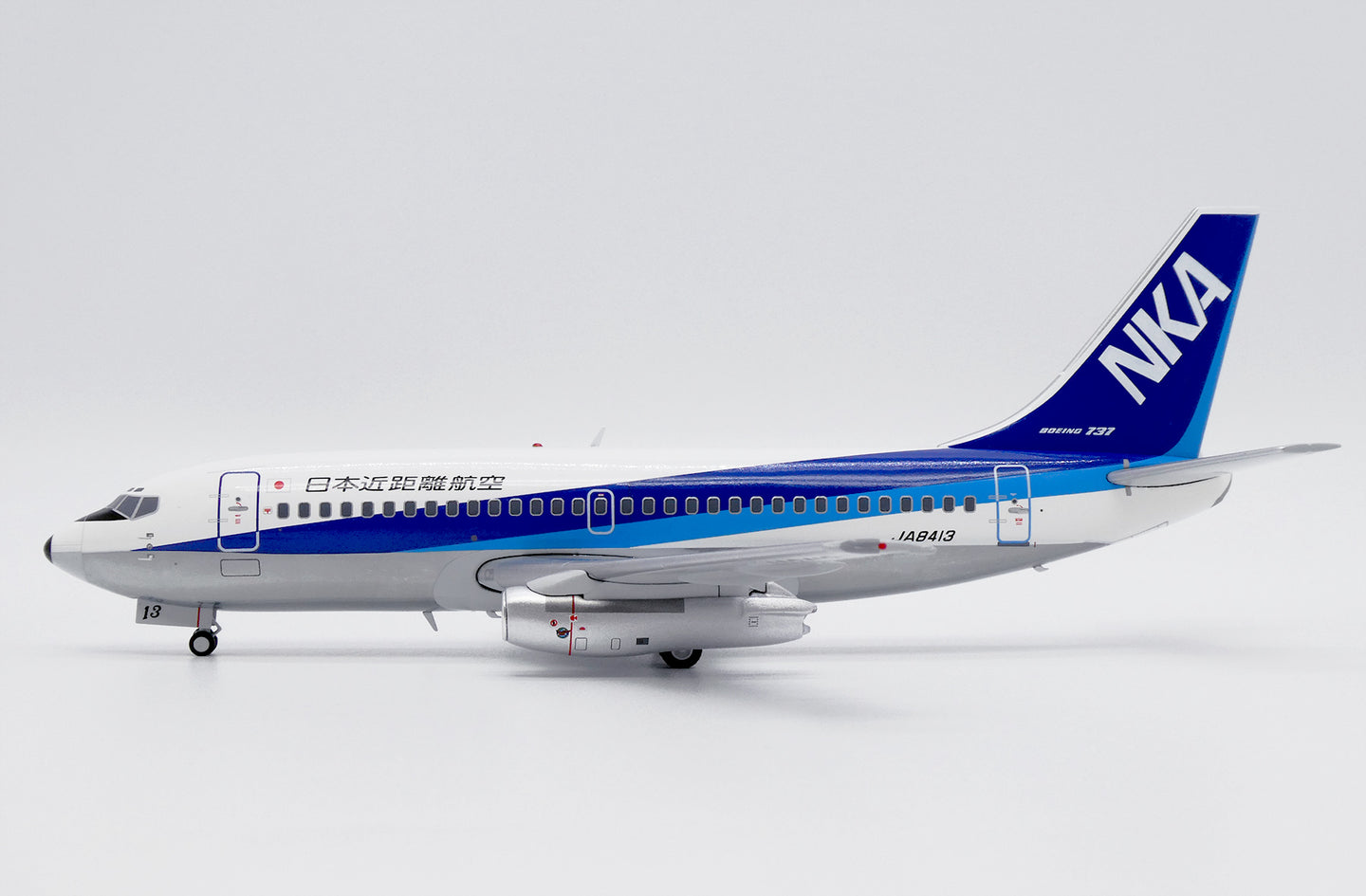 JC WINGS B737-200 NIHON KINKYORI AIRWAYS (POLISHED) REG: JA8413