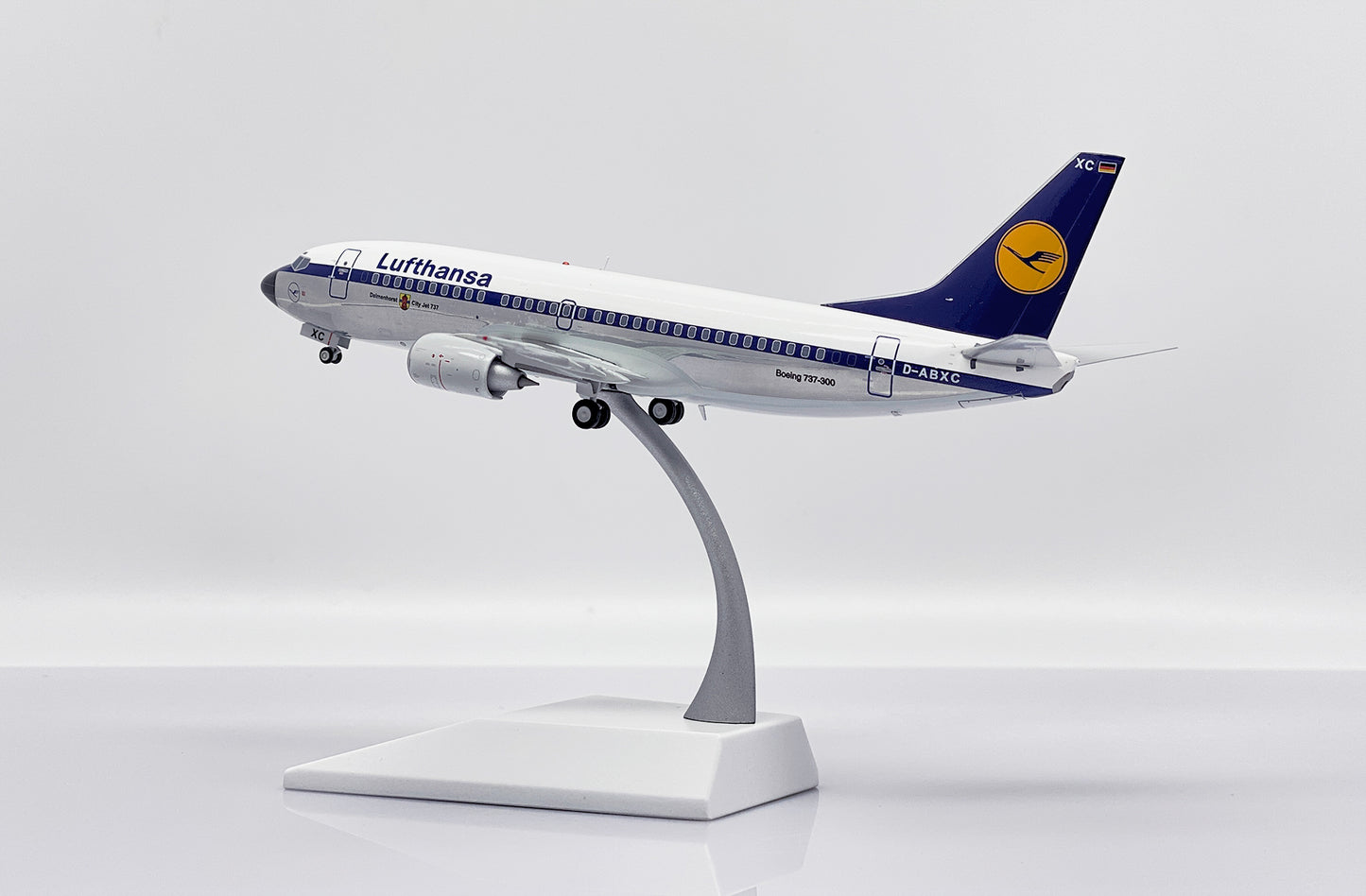 JC WINGS B737-300 LUFTHANSA (POLISHED) REG: D-ABXC