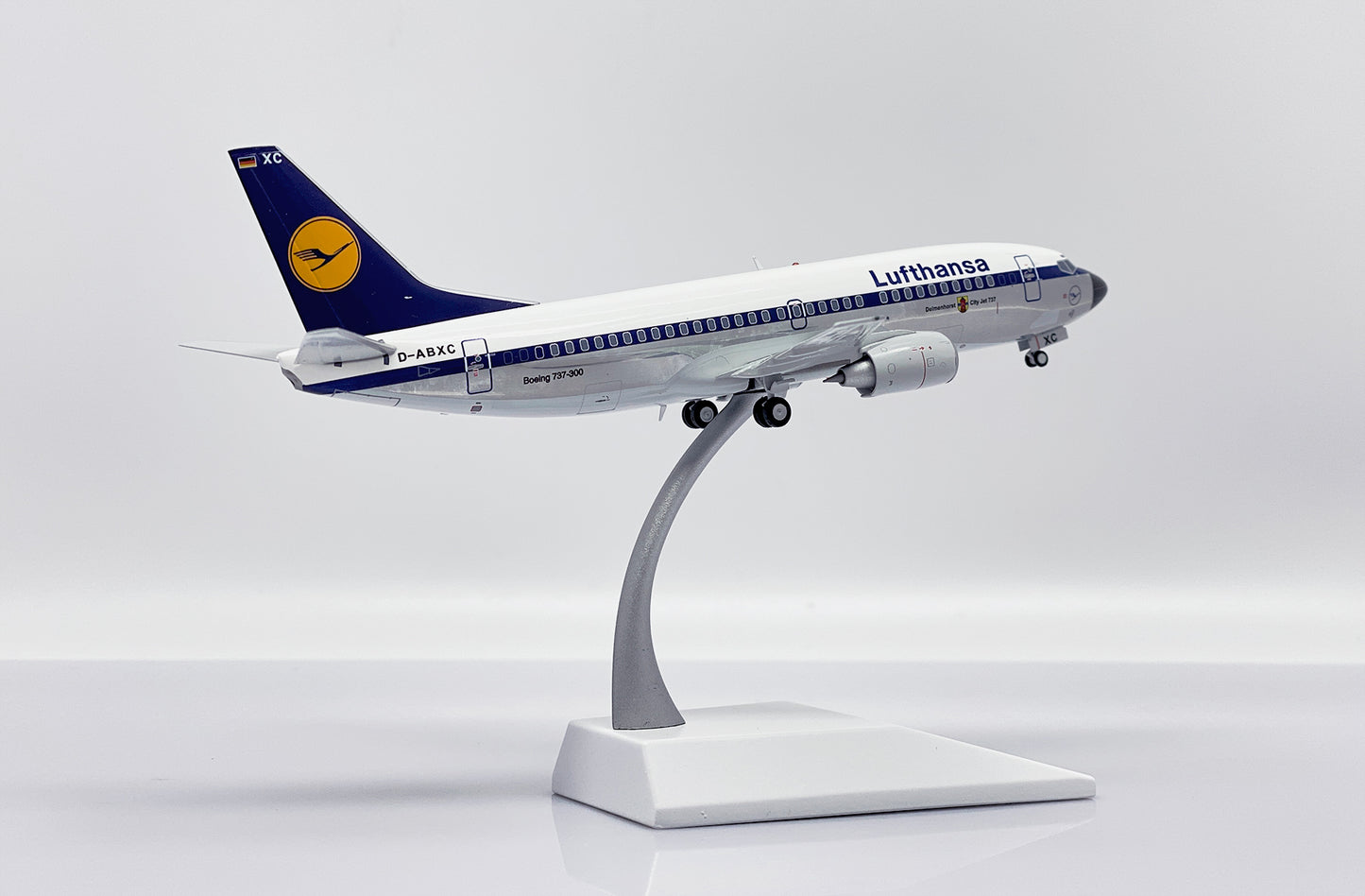 JC WINGS B737-300 LUFTHANSA (POLISHED) REG: D-ABXC