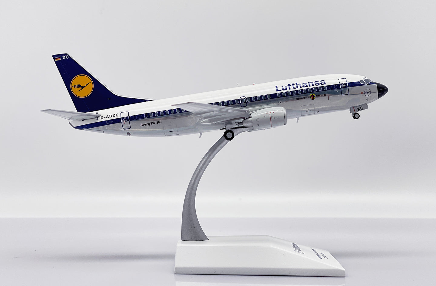 JC WINGS B737-300 LUFTHANSA (POLISHED) REG: D-ABXC