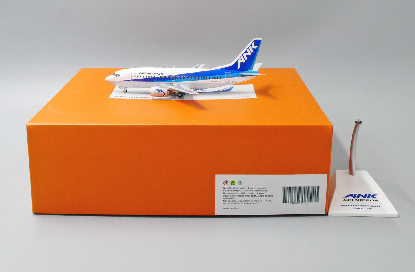JCWINGS B737-500 AIR NIPPON REG: JA8196