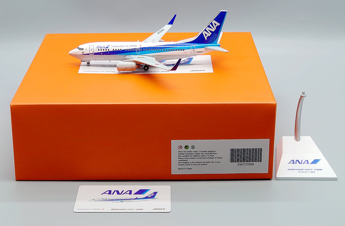 JC WINGS  B737-700  ALL NIPPON AIRWAYS "FAREWELL 737-700" REG: JA06AN