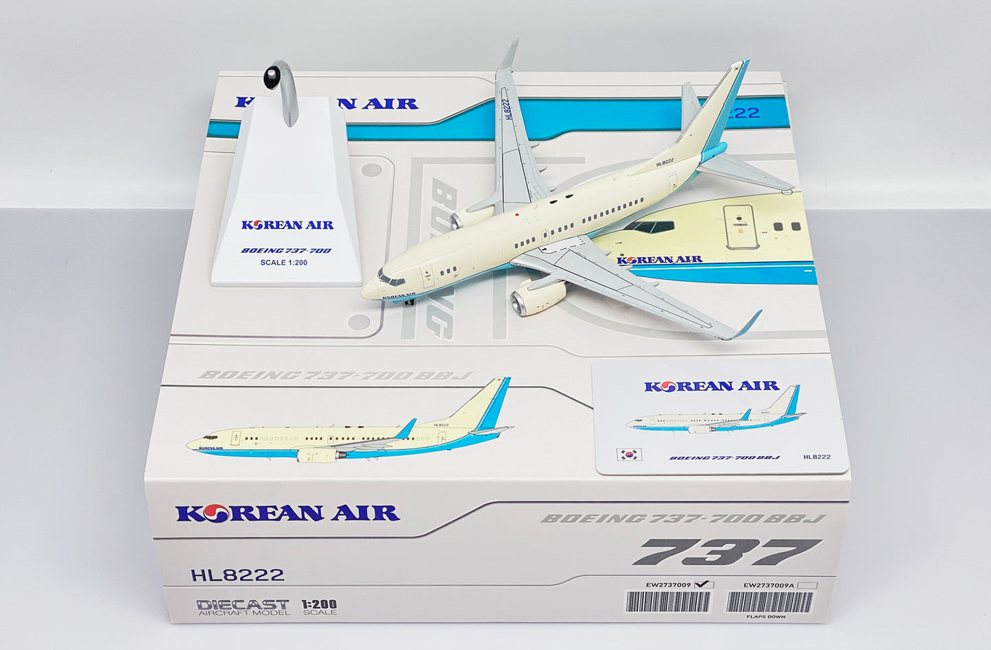 JC WINGS B737-700BBJ KOREAN AIR REG: HL8222