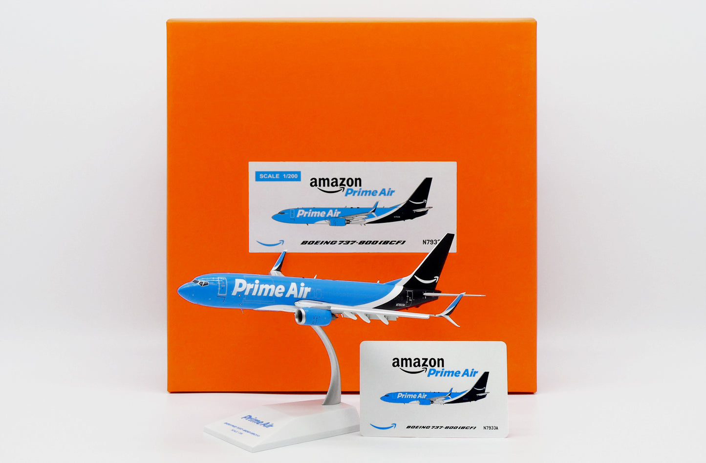 JC WINGS B737-800(BCF) AMAZON PRIME AIR (FLAPS DOWN) REG: N7933A