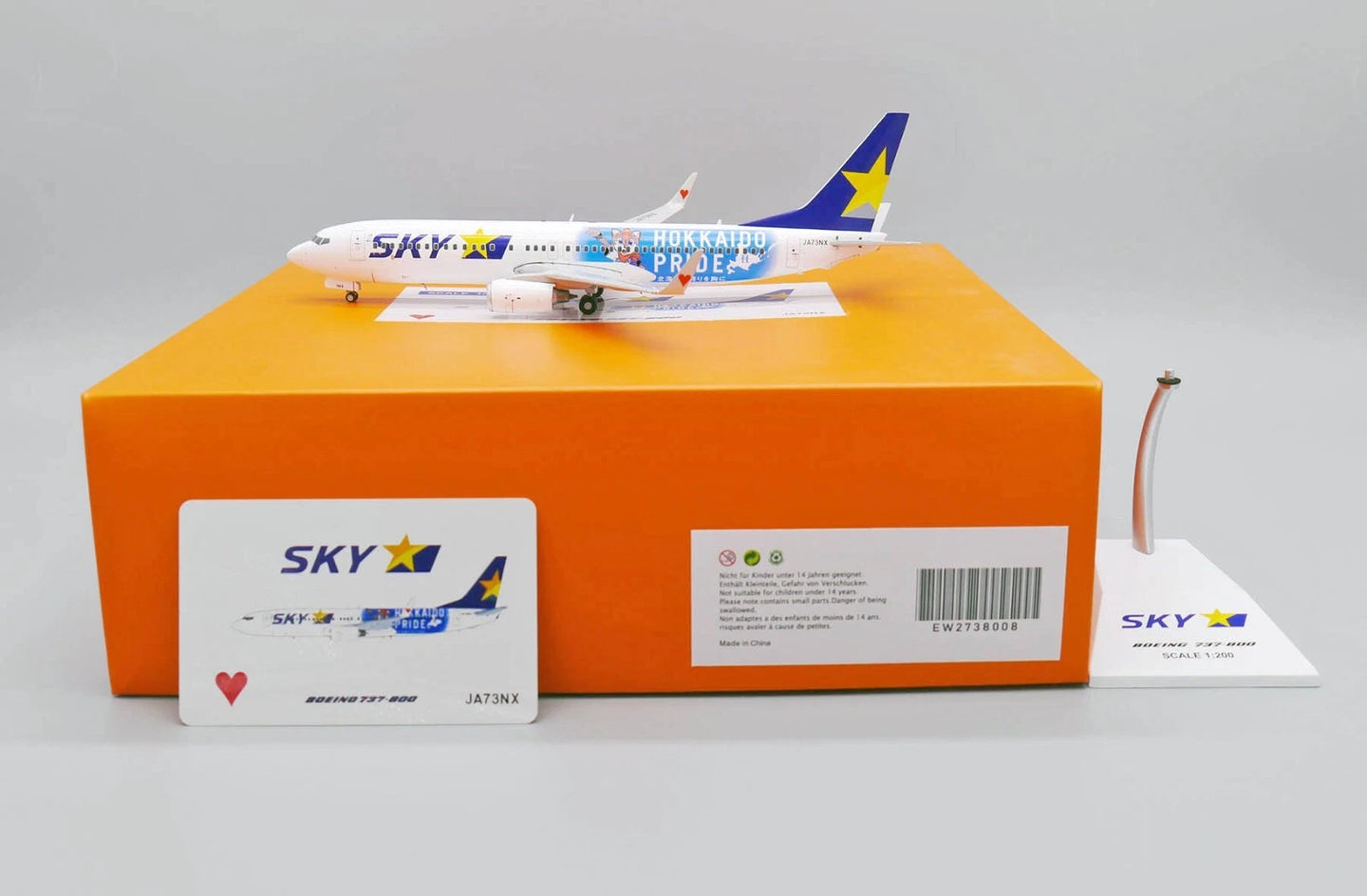 JC WINGS B737-800 SKYMARK AIRLINES REG: JA73NX