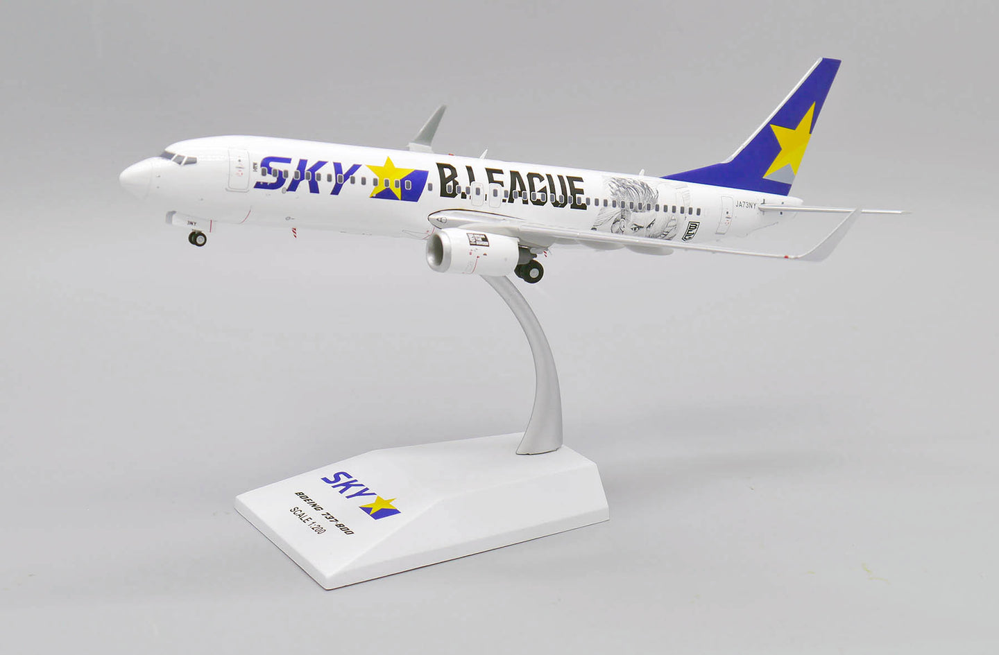 JC WINGS B737-800 SKYMARK AIRLINES "B.LEAGUE" REG: JA73NY
