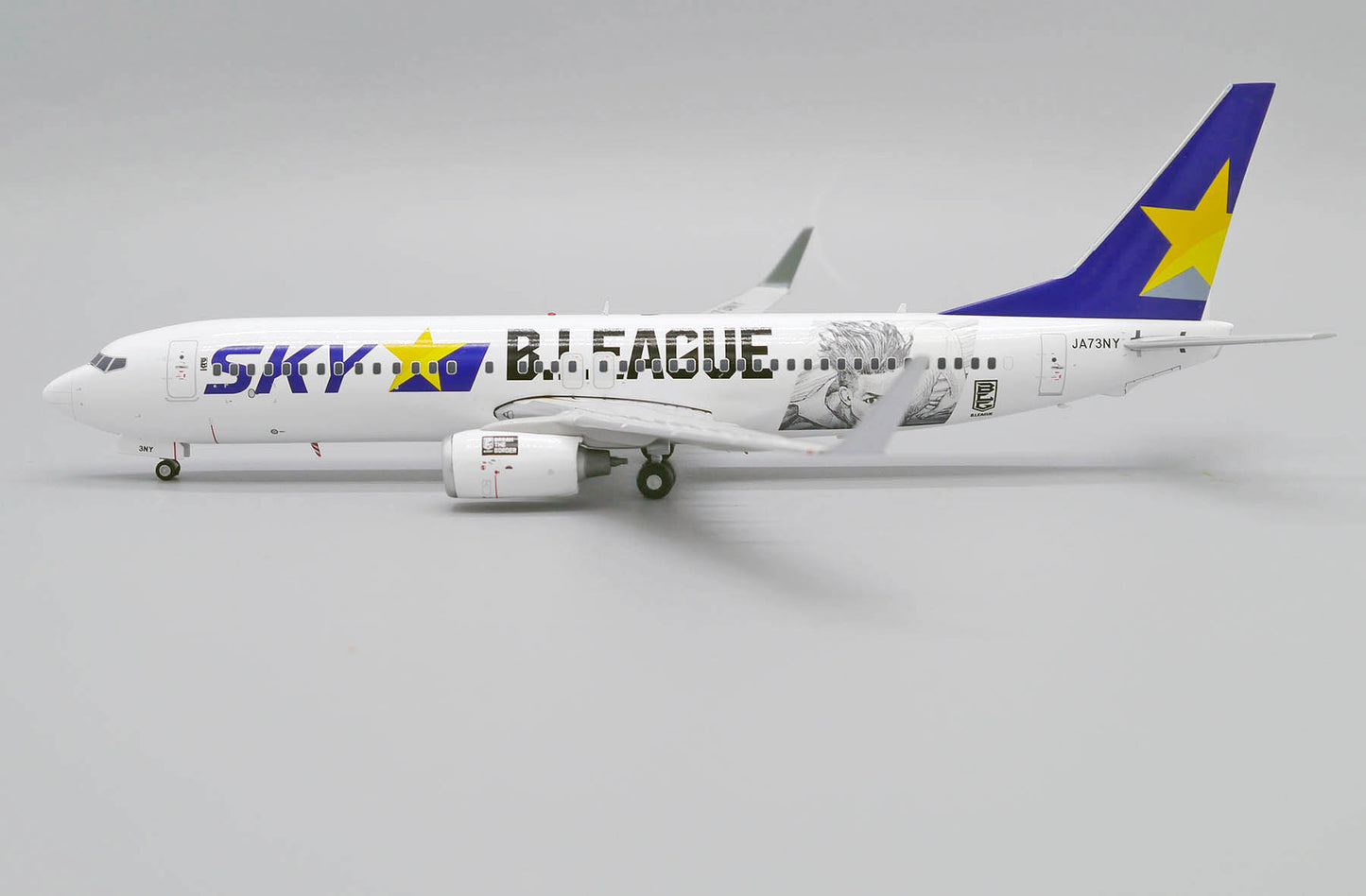JC WINGS B737-800 SKYMARK AIRLINES "B.LEAGUE" REG: JA73NY