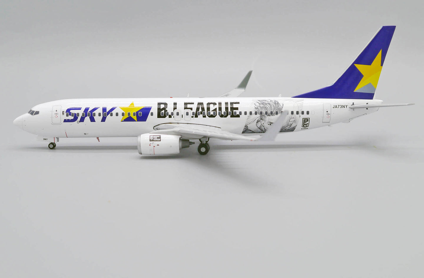 JC WINGS B737-800 SKYMARK AIRLINES "B.LEAGUE" REG: JA73NY