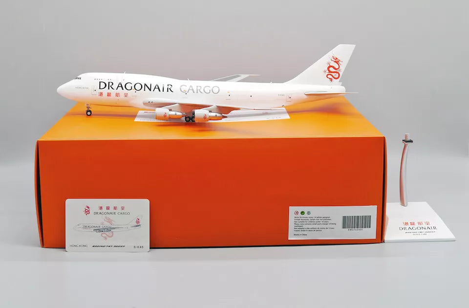 JCWINGS B747-300(SF) DRAGONAIR CARGO 20TH ANNIVERSARY REG: B-KAB