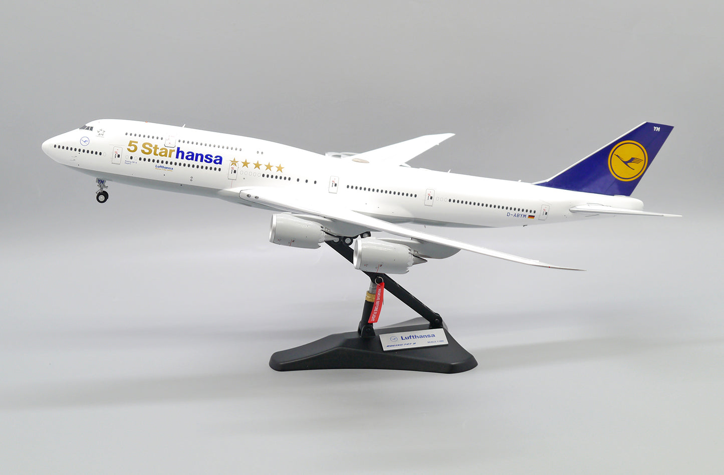JC WINGS B747-8 LUFTHANSA "5 STARHANSA" REG: D-ABYM