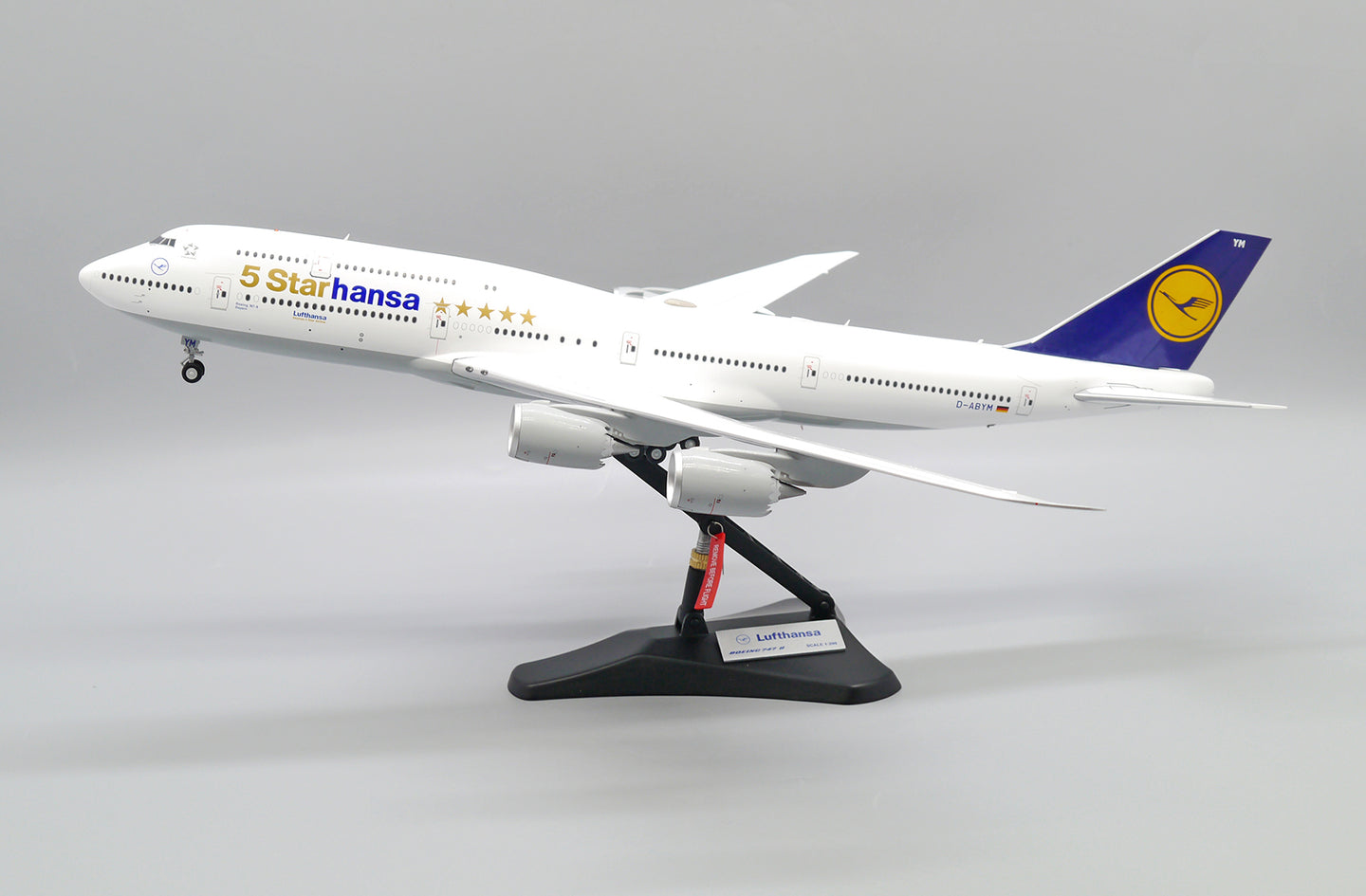JC WINGS B747-8 LUFTHANSA "5 STARHANSA" REG: D-ABYM