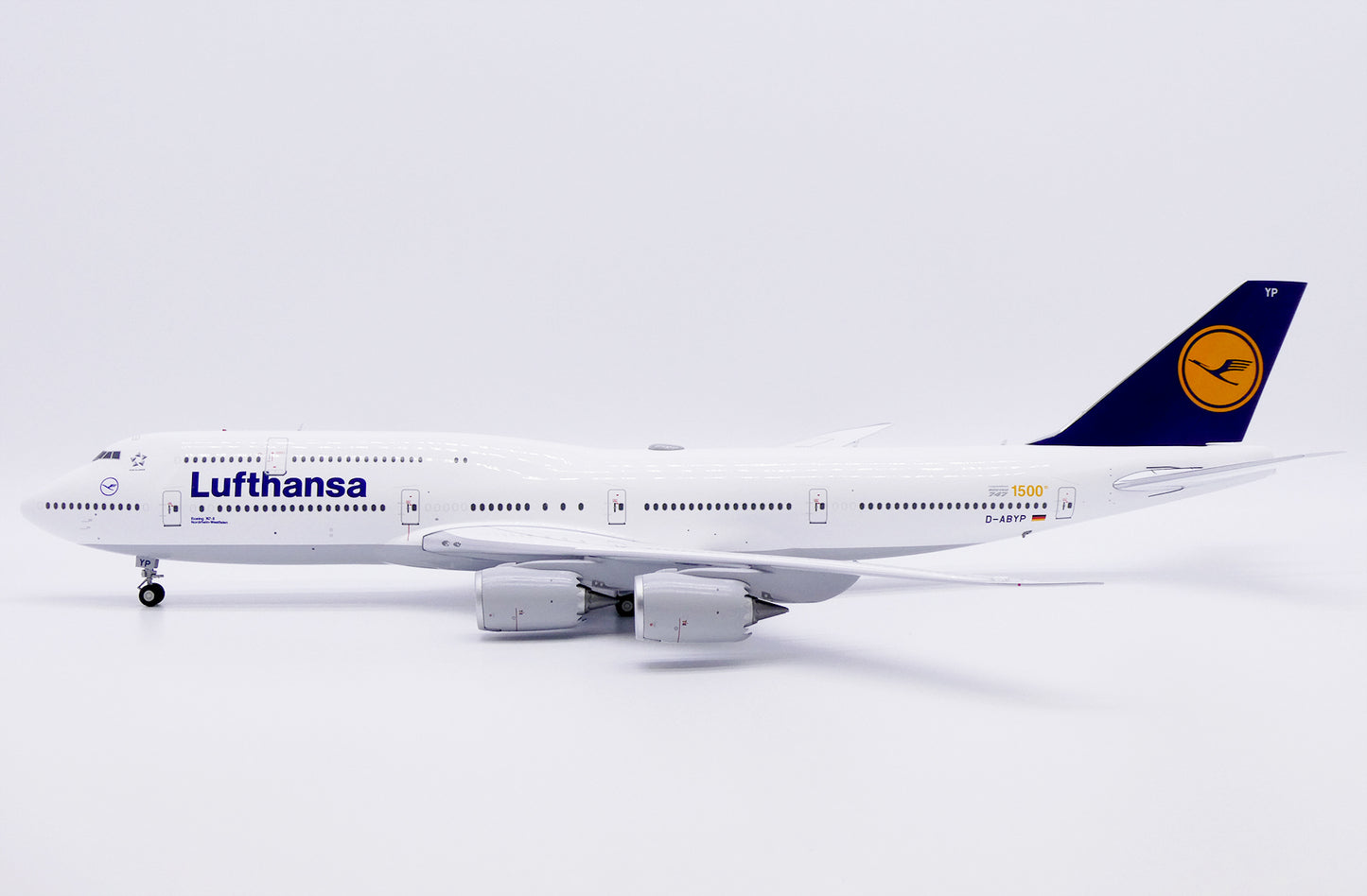 JC WINGS B747-8 LUFTHANSA "1500TH BOEING 747" REG: D-ABYP