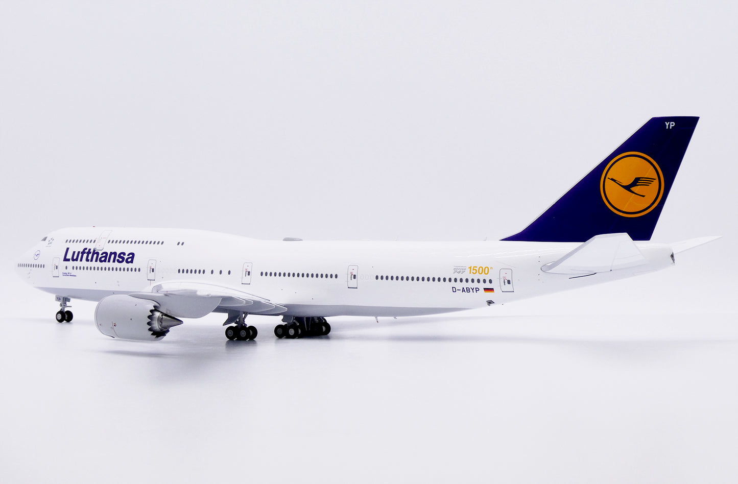 JC WINGS B747-8 LUFTHANSA "1500TH BOEING 747" REG: D-ABYP
