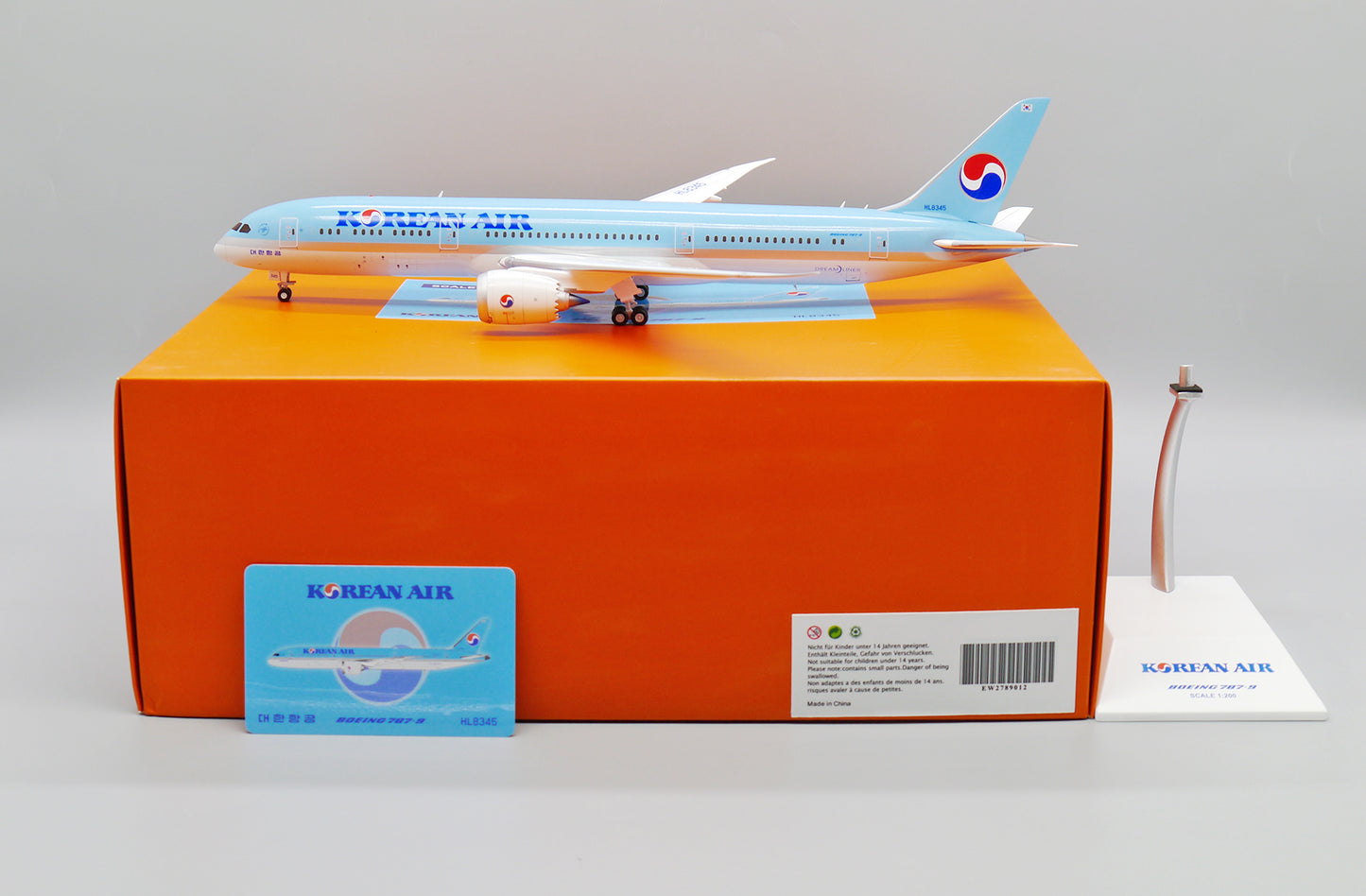 JC WINGS B787-9 DREAMLINER KOREAN AIR REG: HL8345