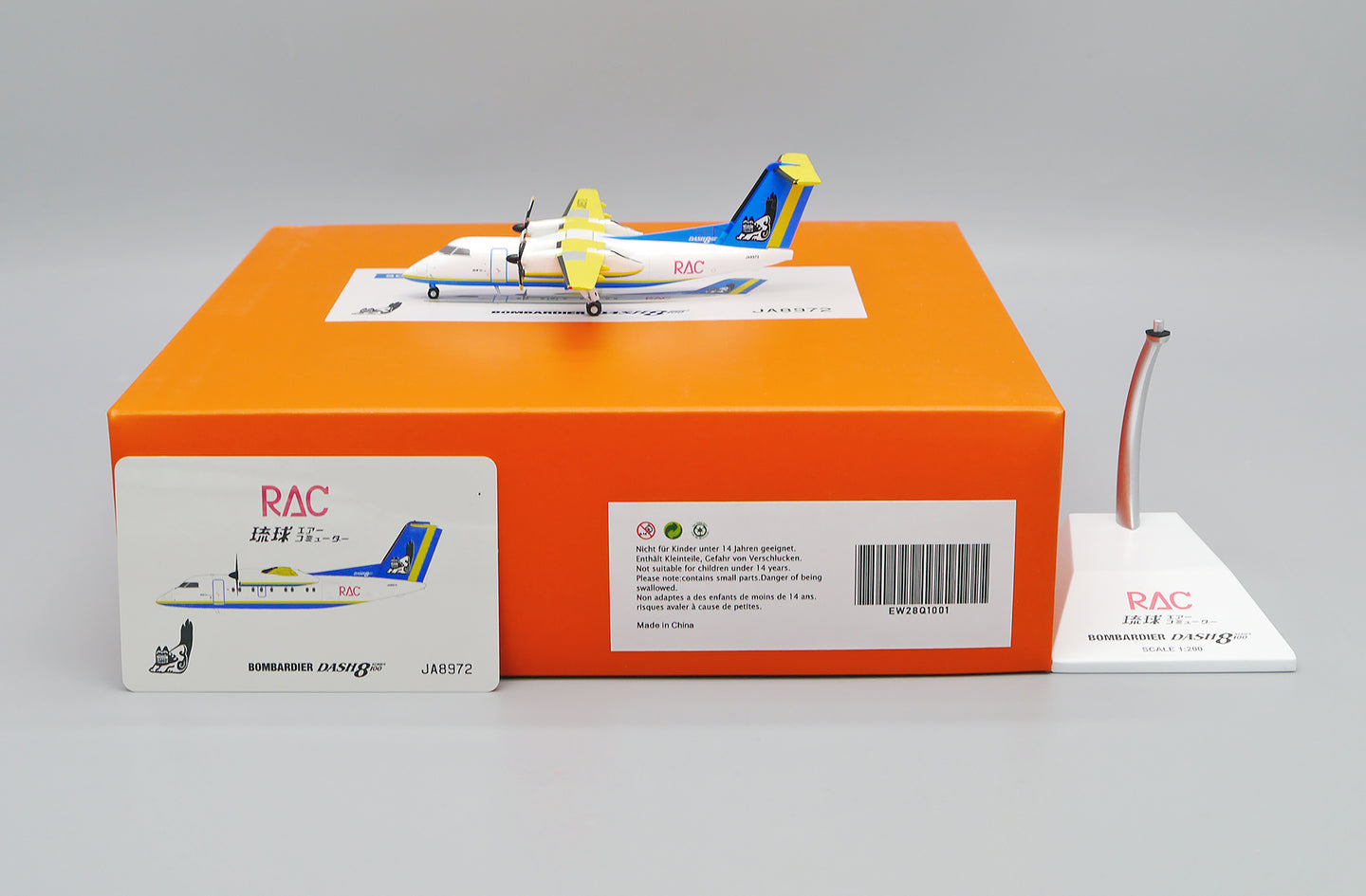 JC WINGS BOMBARDIER DASH 8-Q100 RYUKYU AIR COMMUTER REG: JA8972