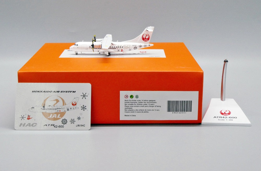 JC WINGS ATR42-600 HOKKAIDO AIR SYSTEM REG: JA11HC