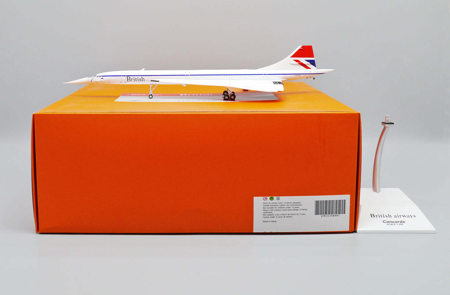 JC WINGS AEROSPATIALE-BAC CONCORDE BRITISH AIRWAYS REG: G-BOAD