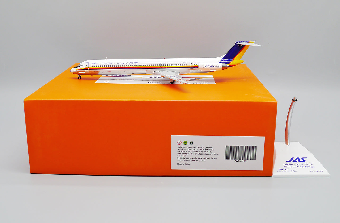 JCWINGS MCDONNELL DOUGLAS MD-81 JAPAN AIR SYSTEM REG: JA8461
