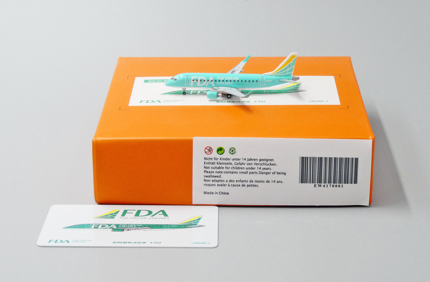 JC WINGS EMBRAER 170-100STD FUJI DREAM AIRLINES FANTASY COLOR REG: JA04FJ