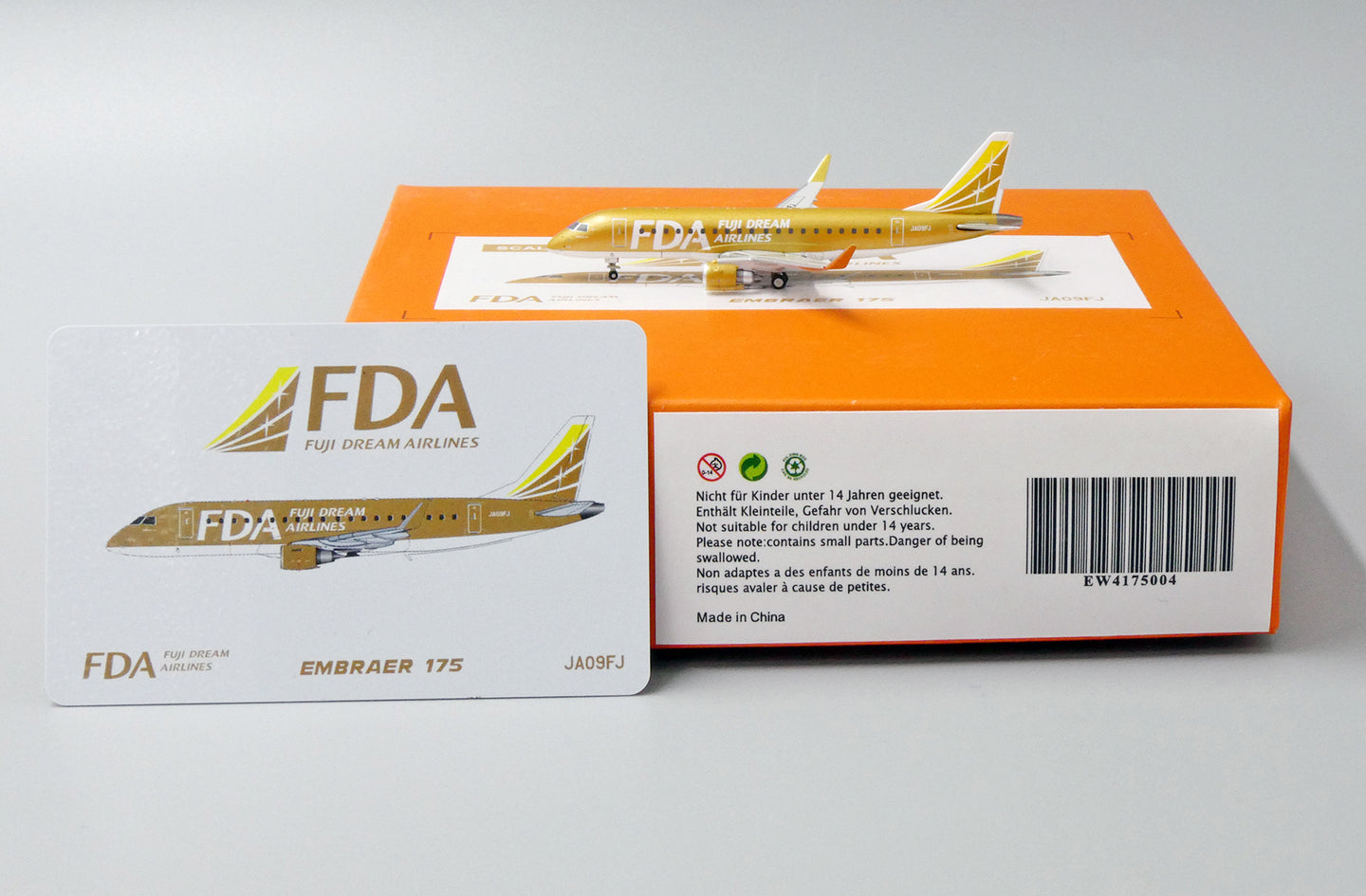 JC WINGS ERJ-175STD FUJI DREAM AIRLINES "GOLD" REG: JA09FJ