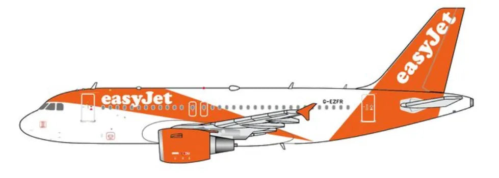 JC WINGS A319 EASYJET REG: G-EZFR