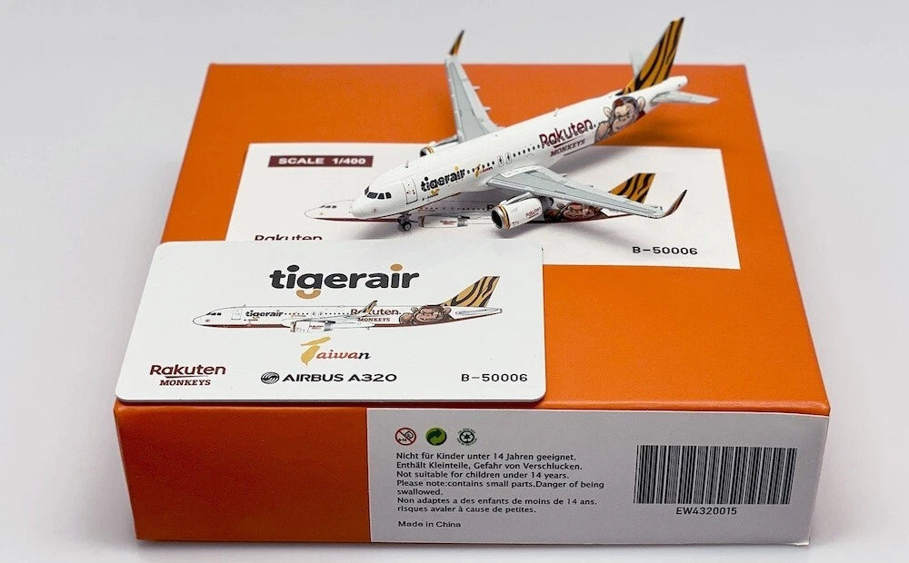 JCWINGS A320 TIGERAIR TAIWAN REG: B-50006