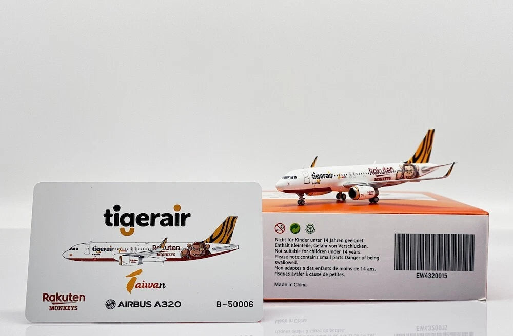 JCWINGS A320 TIGERAIR TAIWAN REG: B-50006
