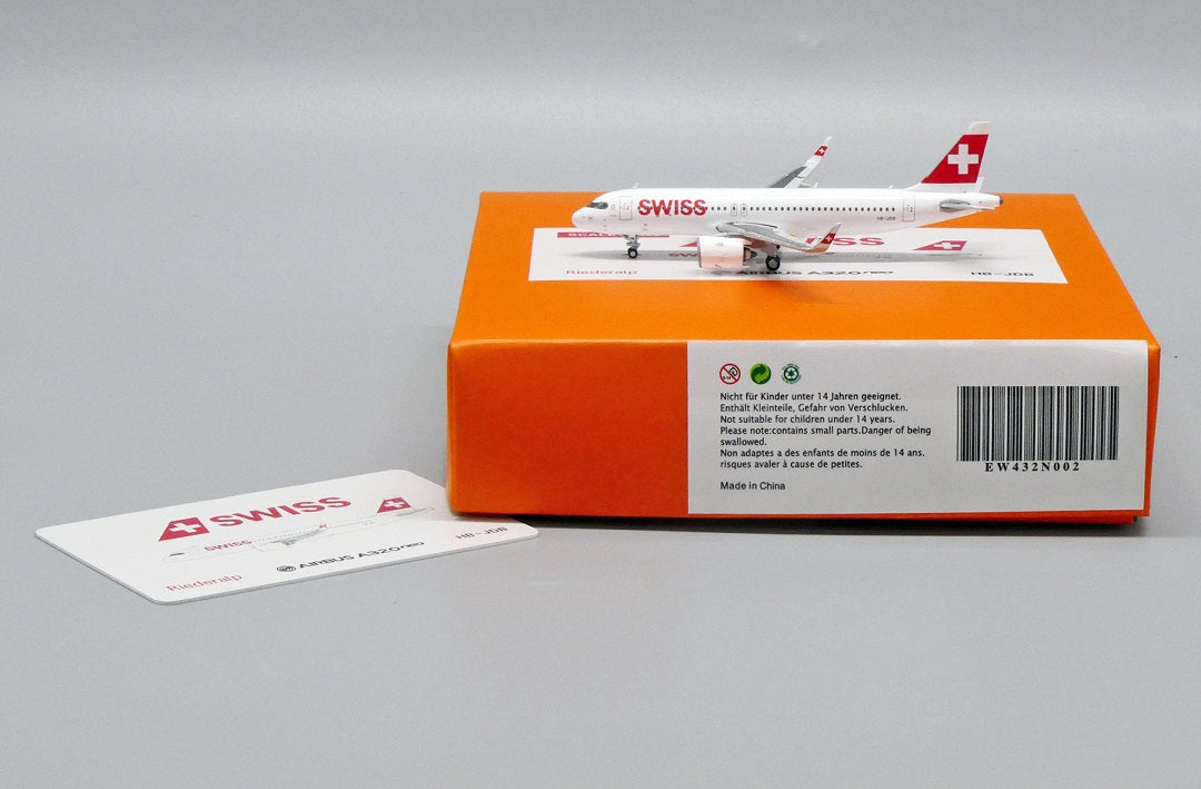 JC WINGS A320NEO SWISS REG: HB-JDB