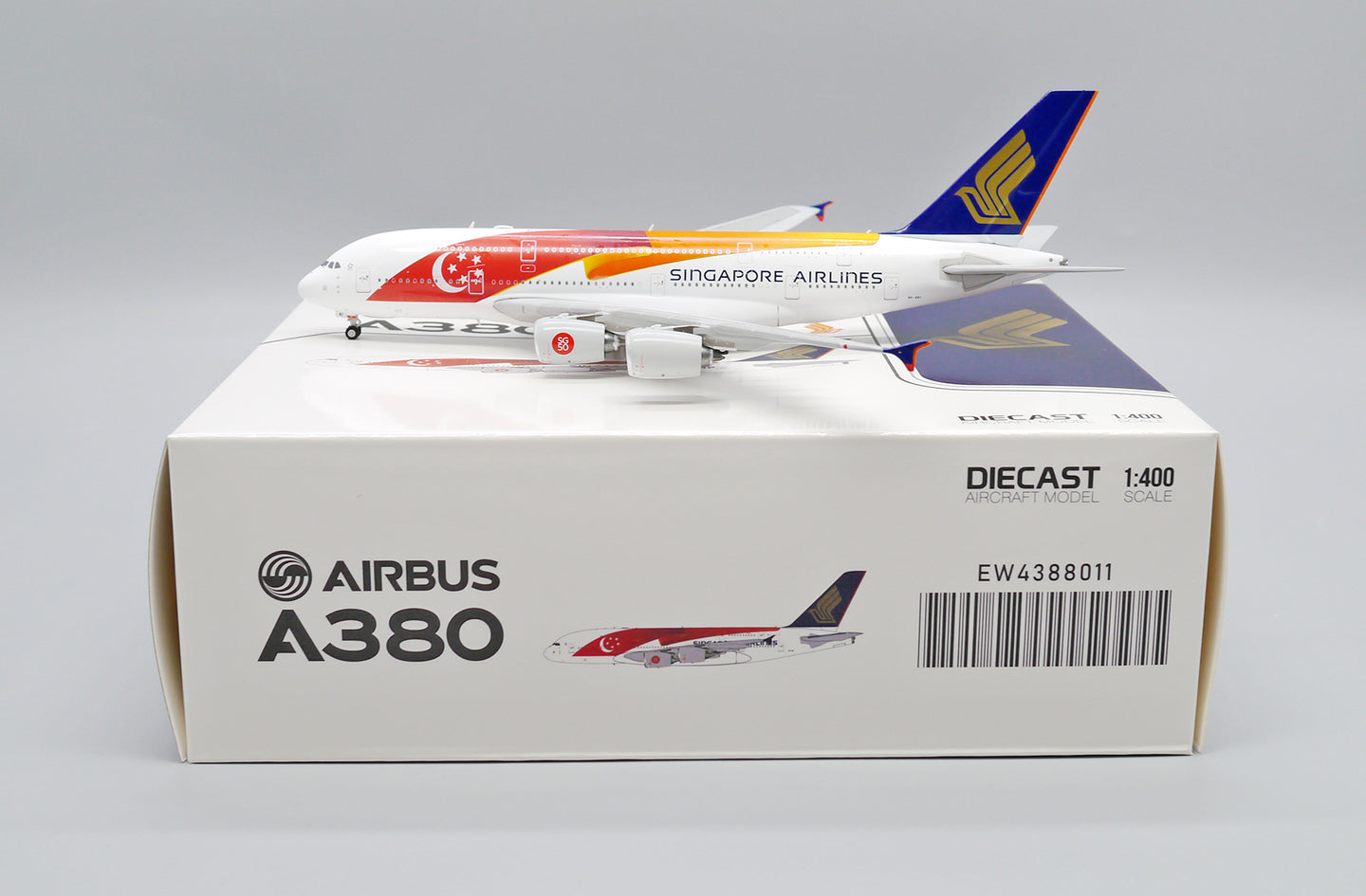 JCWINGS A380 SINGAPORE AIRLINES SG50 REG: 9V-SKI