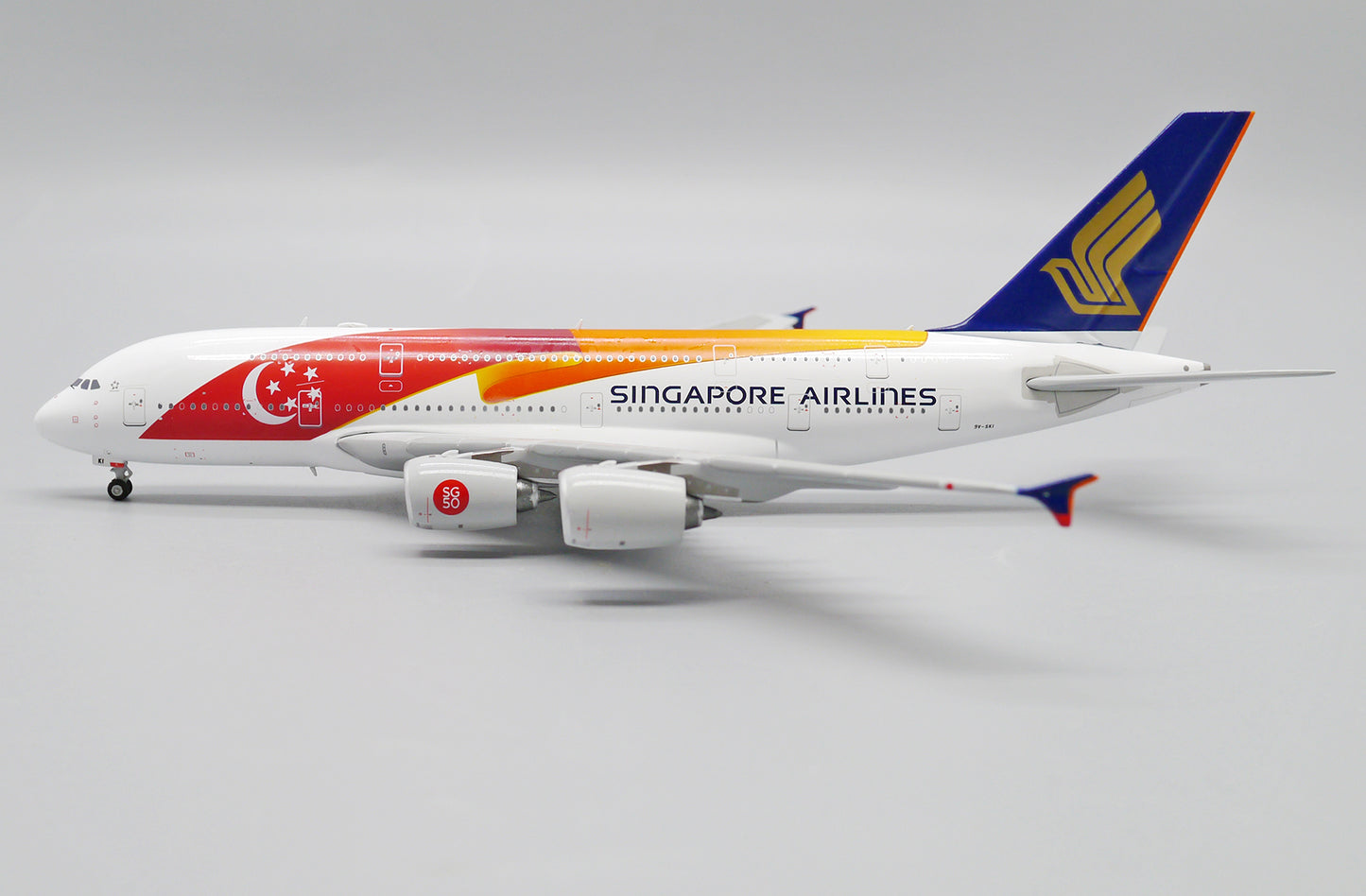 JCWINGS A380 SINGAPORE AIRLINES SG50 REG: 9V-SKI