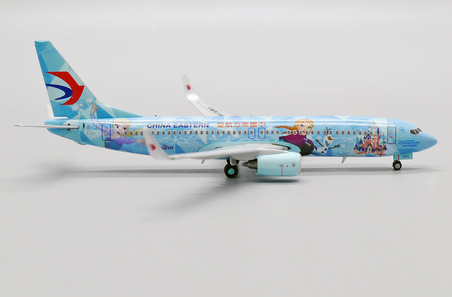 JC WINGS B737-800 CHINA EASTERN AIRLINES "FROZEN LIVERY" REG: B-1317