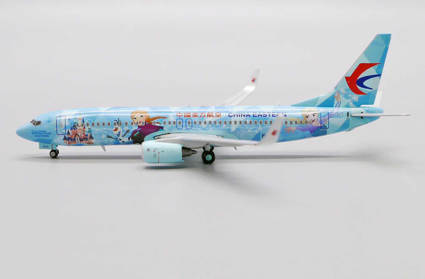 JC WINGS B737-800 CHINA EASTERN AIRLINES "FROZEN LIVERY" REG: B-1317