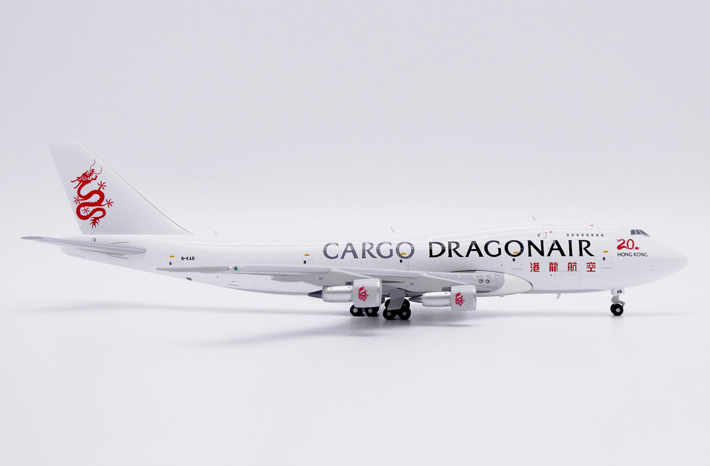 JC WINGS B747-300M(SF) DRAGONAIR 20TH ANNIVERSARY REG: B-KAB