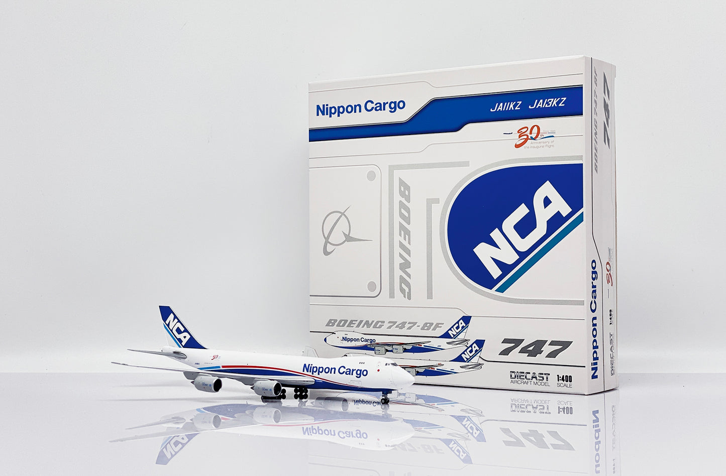 JC WINGS  B747-8F NIPPON CARGO AIRLINES "30TH ANNIVERSARY" REG: JA13KZ