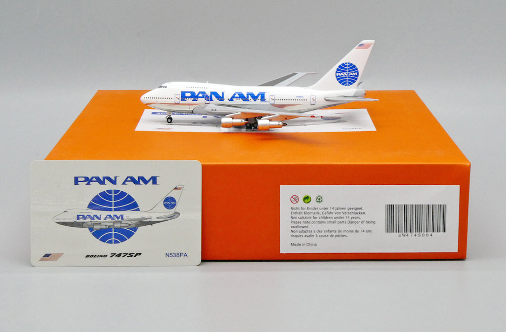 JCWINGS B747SP PAN AM REG: N538PA