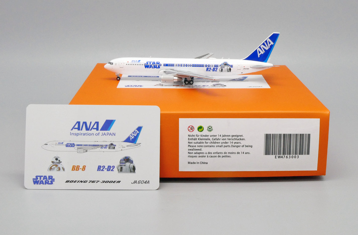 JC WINGS B767-300(ER) ALL NIPPON AIRWAYS "STAR WARS" REG: JA604A
