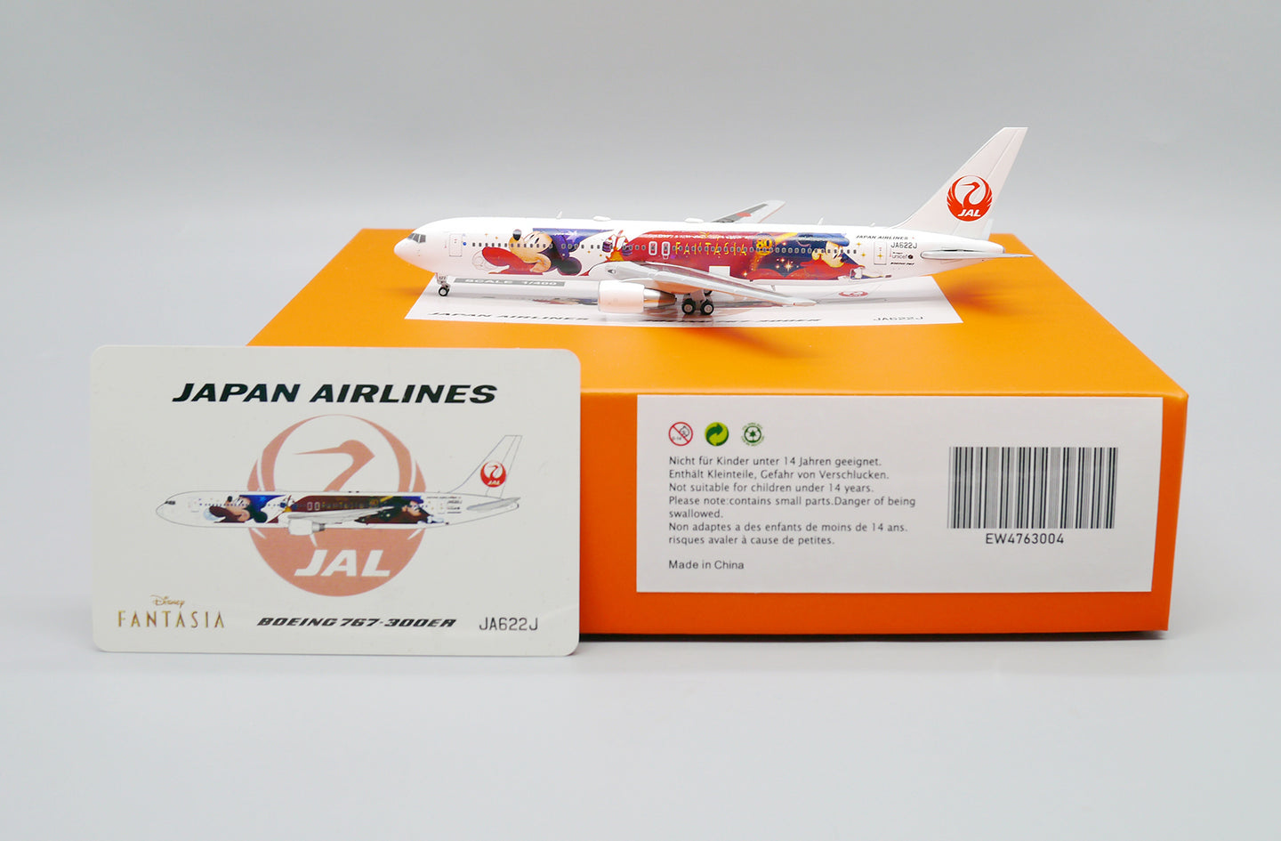 JC WINGS B767-300 JAPAN AIRLINES "DISNEY FANTASIA" REG: JA622J