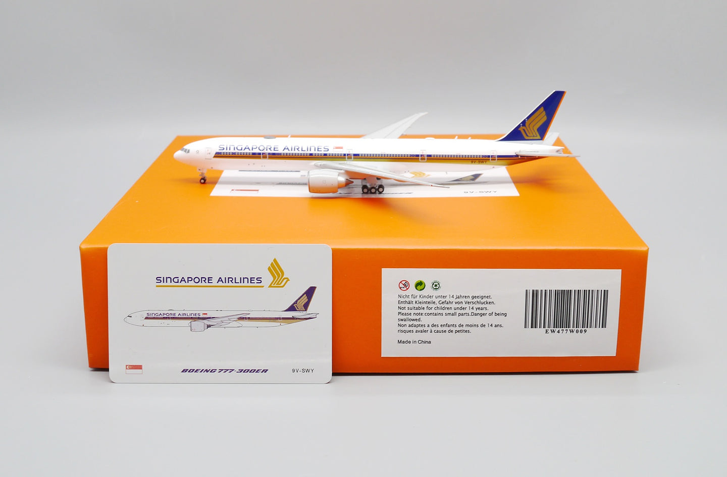 JCWINGS B777-300ER SINGAPORE AIRLINES REG: 9V-SWY
