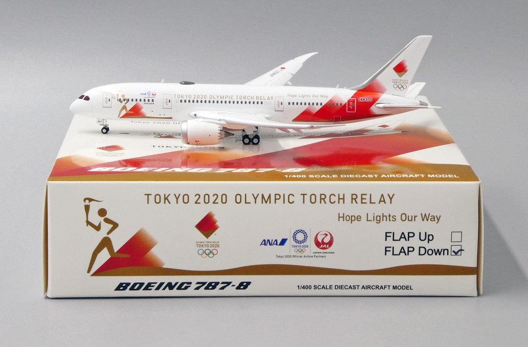 JC WINGS B787-8 DREAMLINER "TOKYO 2020 OLYMPICS TORCH RELAY" (FLAPS DOWN) REG: JA837J