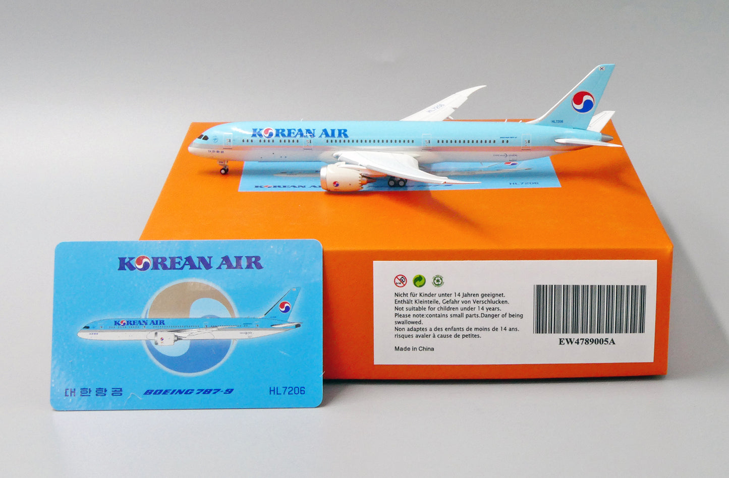JC WINGS B787-9 KOREAN AIR (FLAPS DOWN) REG: HL7206