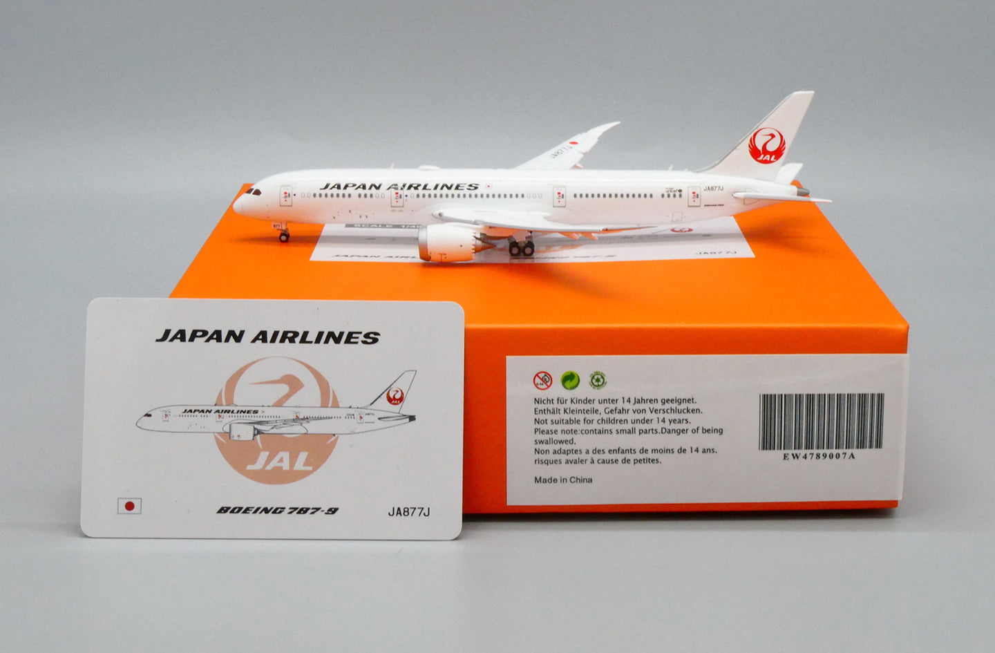 JCWINGS B787-9 DREAMLINER JAPAN AIRLINES FLAP DOWN REG JA877J