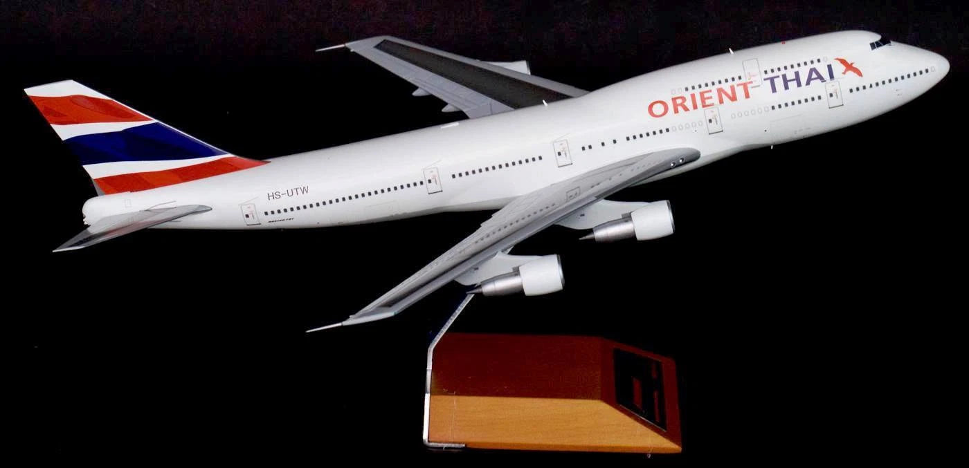 JC WINGS B747-300 ORIENT THAI AIRLINES REG: HS-UTW