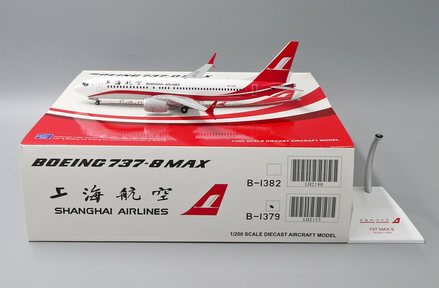 JC WINGS B737 MAX 8 SHANGHAI AIRLINES REG: B-1379