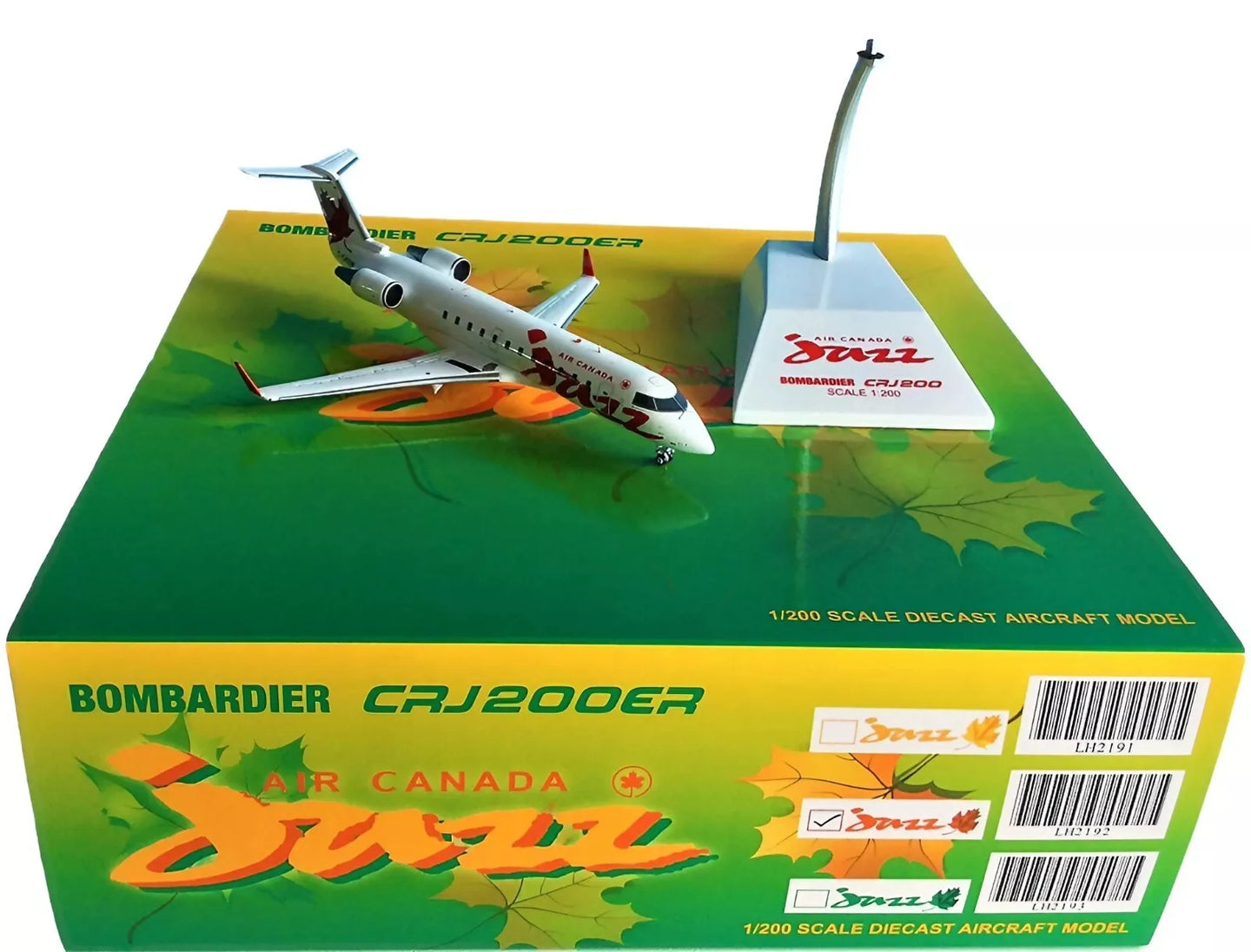 JC WINGS CRJ-200ER AIR CANADA RED "JAZZ" REG: C-GKEW