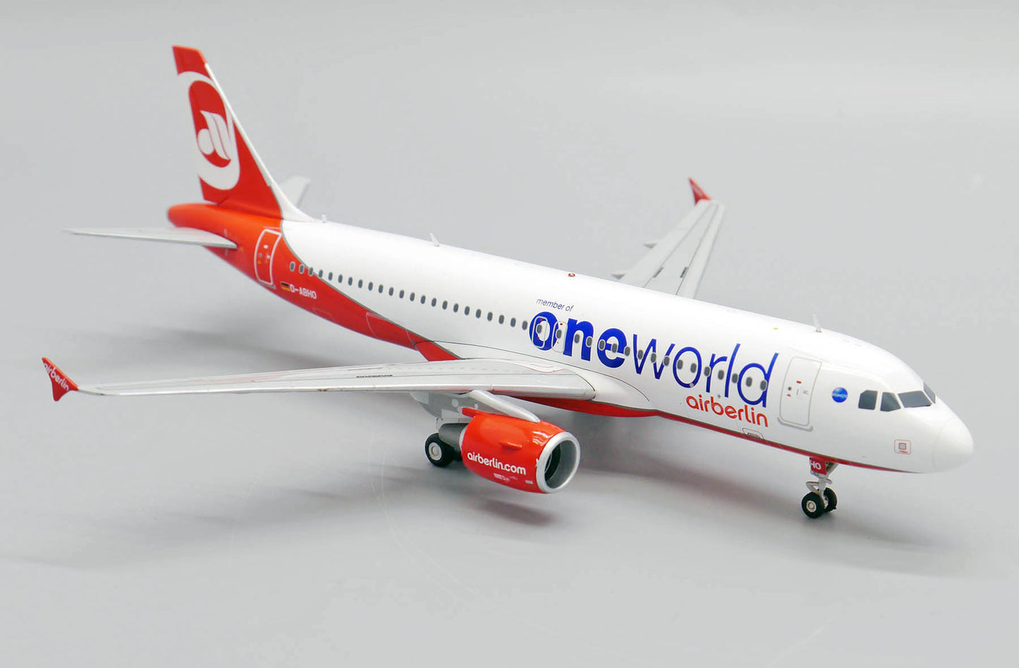 JC WINGS A320 AIR BERLIN ONEWORLD REG: D-ABHO