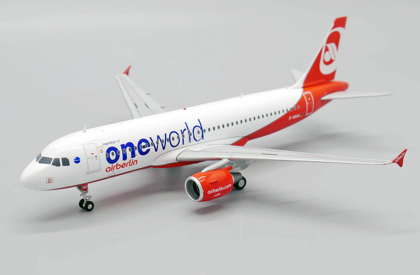 JC WINGS A320 AIR BERLIN ONEWORLD REG: D-ABHO