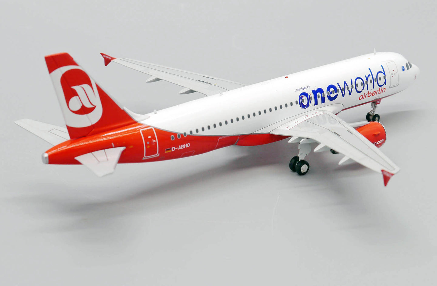 JC WINGS A320 AIR BERLIN ONEWORLD REG: D-ABHO