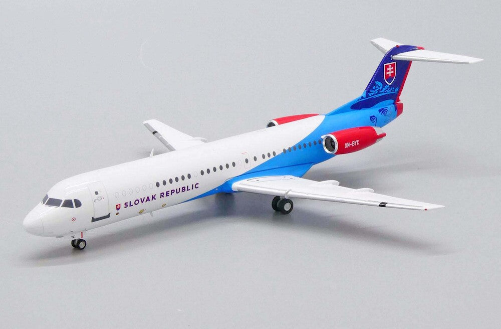 JCWINGS FOKKER 100 SLOVAKIA GOVERNMENT FLYING SERVICE REG: OM-BYC