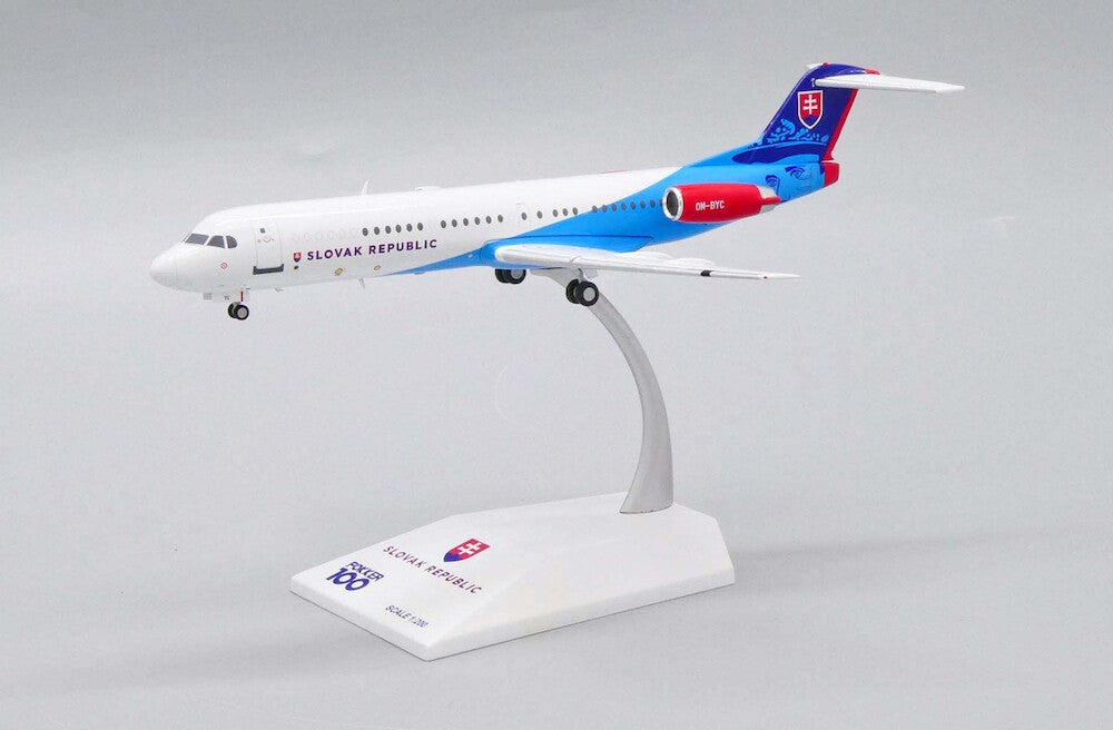 JCWINGS FOKKER 100 SLOVAKIA GOVERNMENT FLYING SERVICE REG: OM-BYC