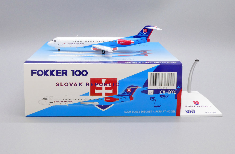 JCWINGS FOKKER 100 SLOVAKIA GOVERNMENT FLYING SERVICE REG: OM-BYC